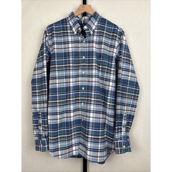 Ralph Lauren Other - NEW Ralph Lauren Classic Fit Performance Button Down Shirt Mens Large Blue Plaid